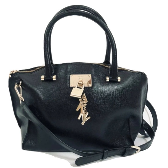 Dkny Bags Dkny Elissa Top Zip Pebble Leather Satchel Poshmark